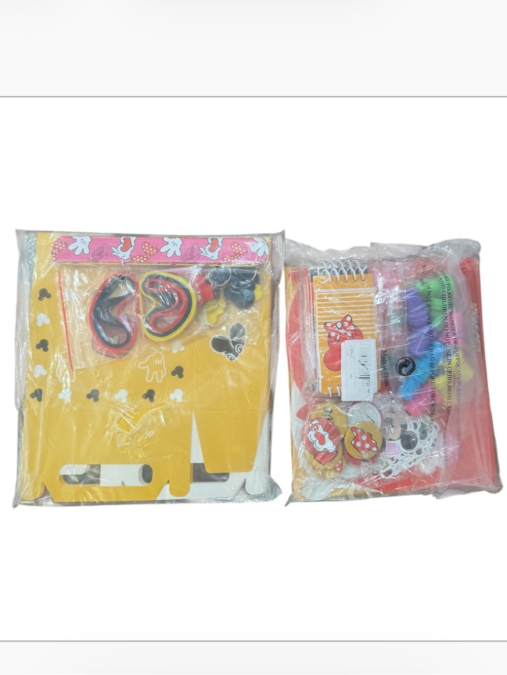 MICKEY cartoon Themed party classroom reward set boxes with favors 120 pc